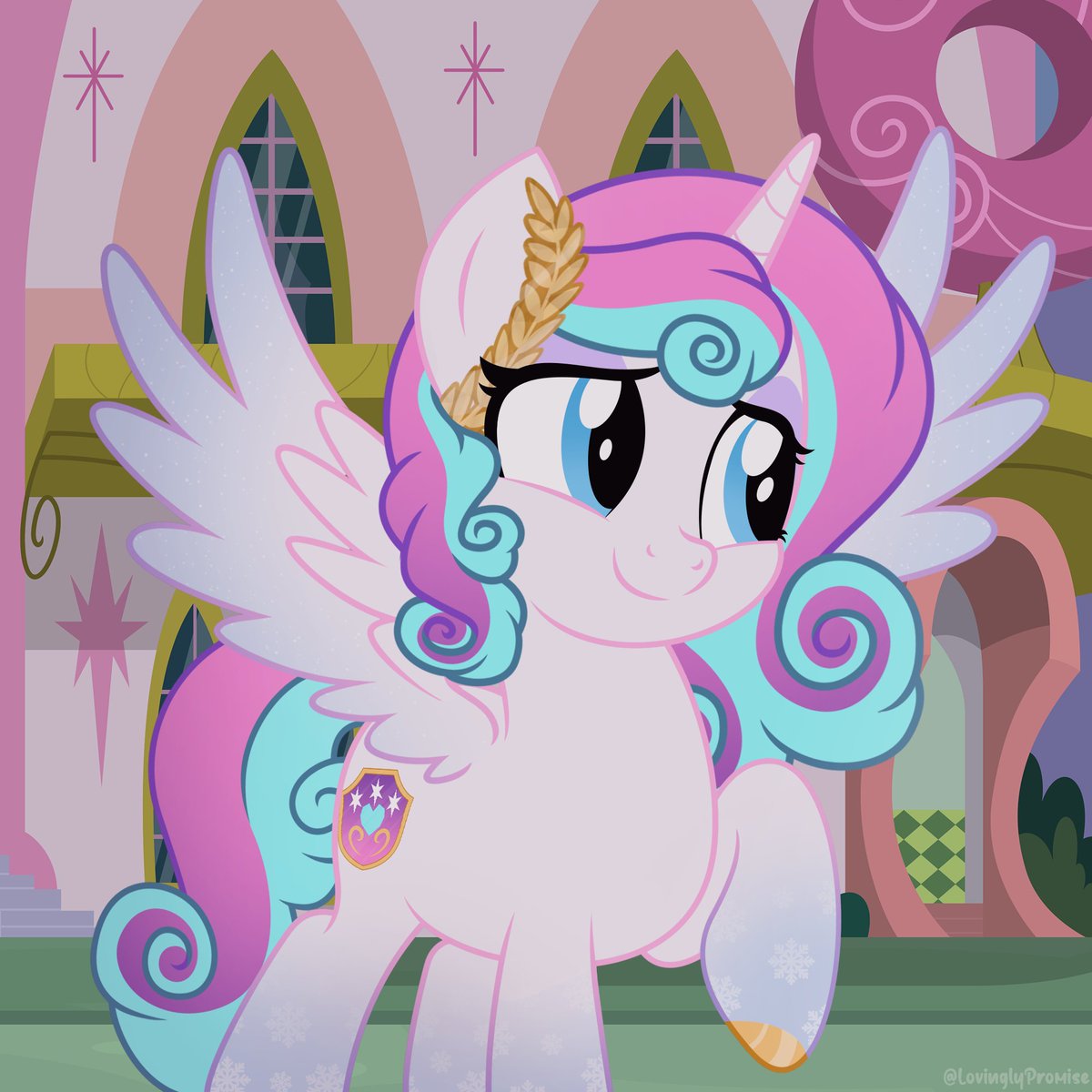 lovinglypromise's tweet photo. Lovely casts a sweet glance your way~ ✨

#MLP #mlpfim #mlpfanart #mlpoc #pony https://t.co/c3dxA3M1aA