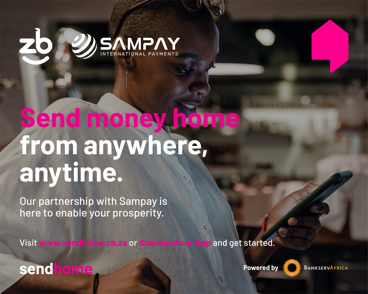 Send money home from anywhere, anytime. Our partnership with Sampay is here to enable your prosperity. Visit our website for more information on all our collection points. #BridgingBorders #FulfillingDreams.