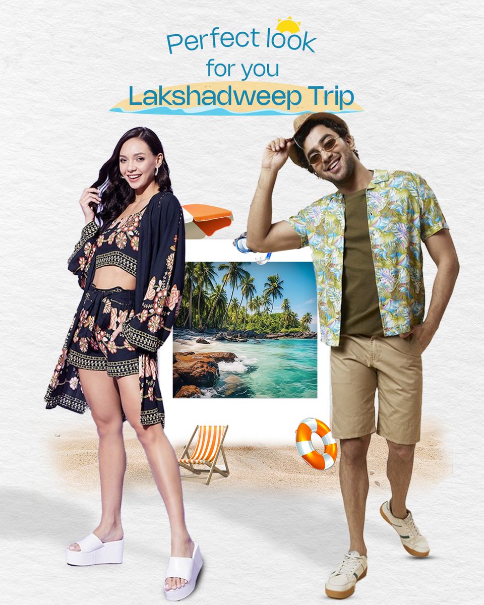 snapdeal's tweet photo. Adventure awaits, and so does the perfect look! ๐ Happy National Tourism Day!
Shop the look on Snapdeal today! #linkinbio
.
.
.
#Snapdeal #winters #NationalTourismDay #Lakshadweep #Trip #Lookbook #outfit #vacationlook #trendingdestination #travel #travellove #fitcheck https://t.co/GfzAITRmUW