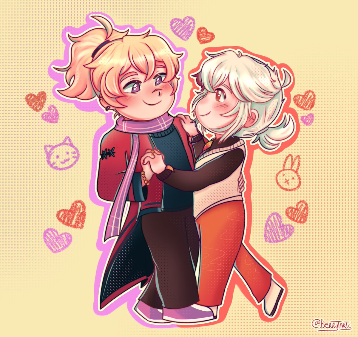 berrytarts_'s tweet photo. tmzh secret santa gift for @smoothieecat  !!
sorry that it took me so long, hope you like it 💜❤️
#tomozuha #tomokazu #tmzhss23 https://t.co/sN16o5nGMA