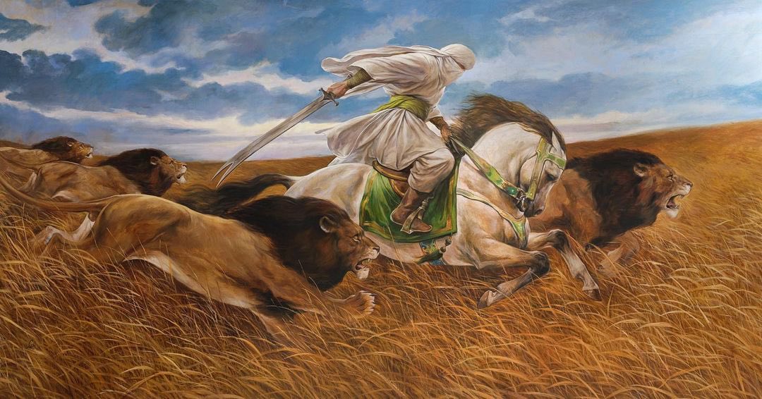 The lion of Allah has arrived. 🤍