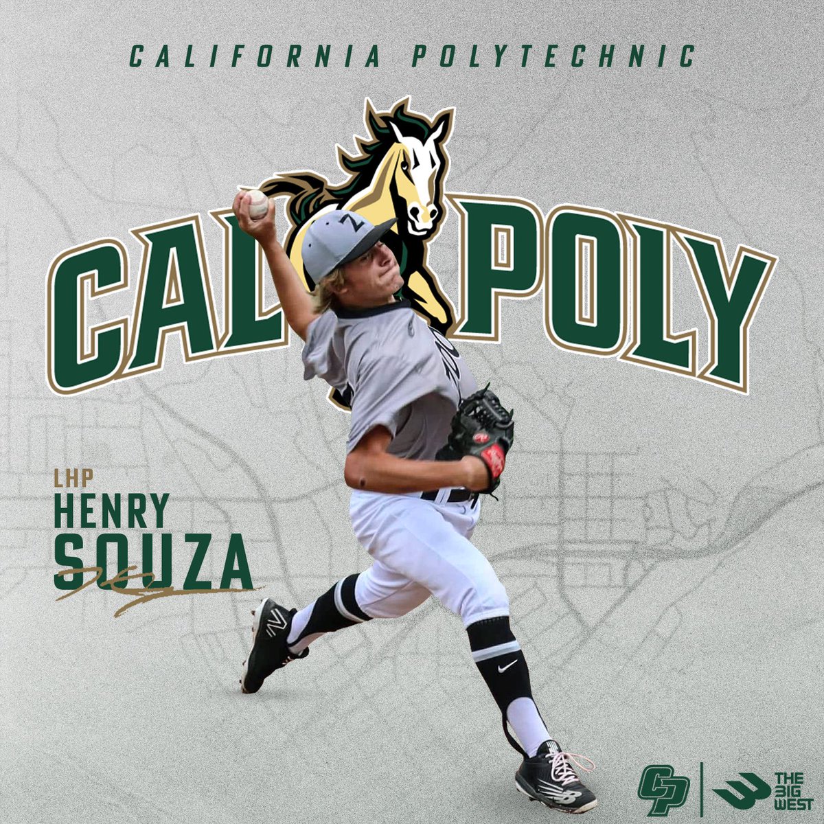 Henry Souza (@henrysouza22_) on Twitter photo I am thrilled to announce that I will be furthering my academic and athletic career at Cal Poly San Luis Obispo. I’d like to thank coach Zuber, Hornsby, Merken, Bettincourt, And both of the Diaz’s for everything they’ve done for me. GO MUSTANGS🐎<a href="/CalPolyBSB/">Cal Poly Baseball</a> I am thrilled to announce that I will be furthering my academic and athletic career at Cal Poly San Luis Obispo. I’d like to thank coach Zuber, Hornsby, Merken, Bettincourt, And both of the Diaz’s for everything they’ve done for me. GO MUSTANGS🐎<a href="/CalPolyBSB/">Cal Poly Baseball</a>
