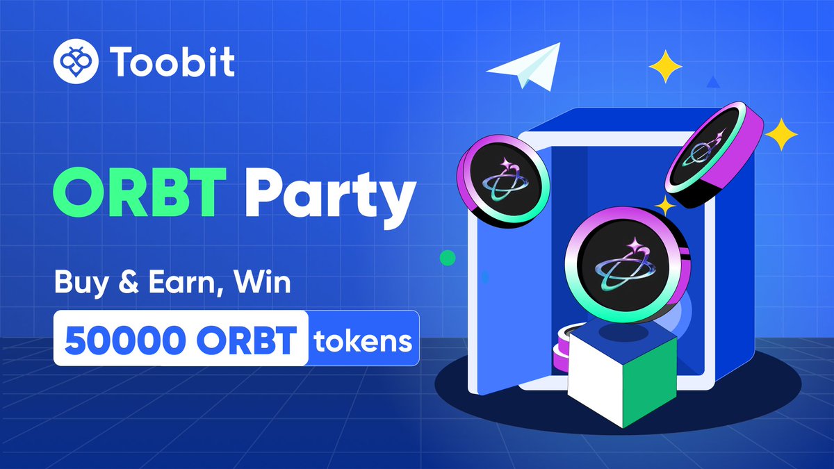 Get ready to dance with the #ORBTParty! 🎉 Buy & Earn your way to success and stand a chance to Win 50,000 ORBT tokens! 🚀 Don't miss out on the crypto celebration! 🌟 

Learn more ▶️  bit.ly/3tYzyiu
📆 Jan 25 to Feb 1 🔚  

#CryptoWin #EarnBig #ORBT #Giveaway #altcoin