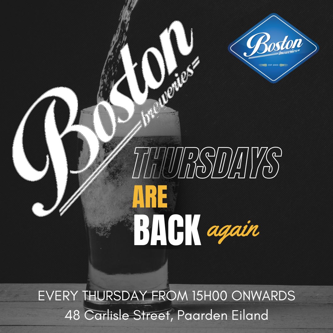 It’s #BostonThursdays
See you later
#BostonBreweries