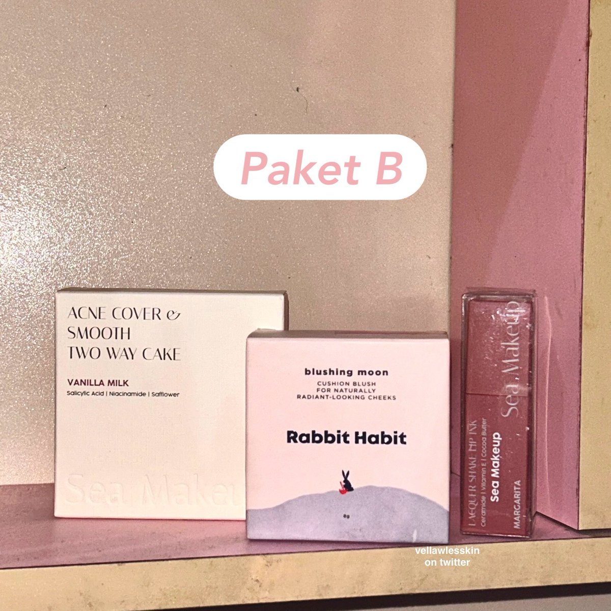 vellawlesskin's tweet photo. Giveaway 2 paket makeup 
Untuk 2 orng yaa. Exp aman dan masih new 🫶🏻

🦋 follow aku
🦋 posting ulang dan like tweet ini
🦋 rep paket yg kamu mau + domisili https://t.co/MkQmsrBDnV