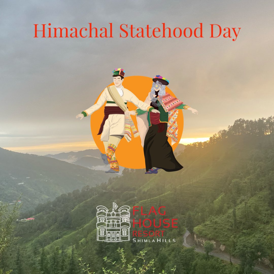 𝗛𝗮𝗽𝗽𝘆 𝗛𝗶𝗺𝗮𝗰𝗵𝗮𝗹 𝗦𝘁𝗮𝘁𝗲𝗵𝗼𝗼𝗱 𝗗𝗮𝘆! #flaghouseresort #junga #himachalpradesh #himachaltourism #himachalpradeshtourism #chail #fhr #himachalstatehoodday #himachal #himachali #mountains