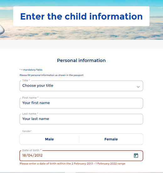 mattchingu's tweet photo. Hello @flyPAL. Ano po yung classification ng batang may birthday ng April 18, 2012? Di po kasi sya classified as both adult and child sa website. I'm trying to book po pero di ma-book yung may birthday ng April 18, 2012. Thank you. https://t.co/HUzwU39k6a