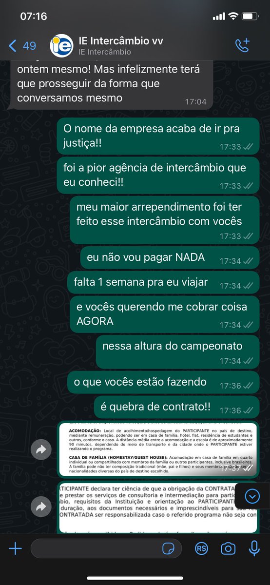 gente vou aproveitar que faltam 30 min pra eu embarcar e como eu não tô fazendo nada vou fazer um fio de como a @ieintercambio foi a pior agência de viagens que eu já conheci