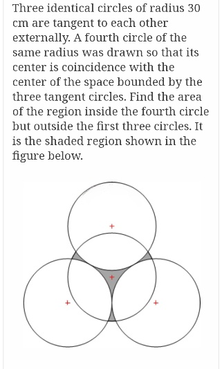 sonukg4india's tweet photo. #shadedregion?
4 congruent circles https://t.co/Ox0wXGpVdh