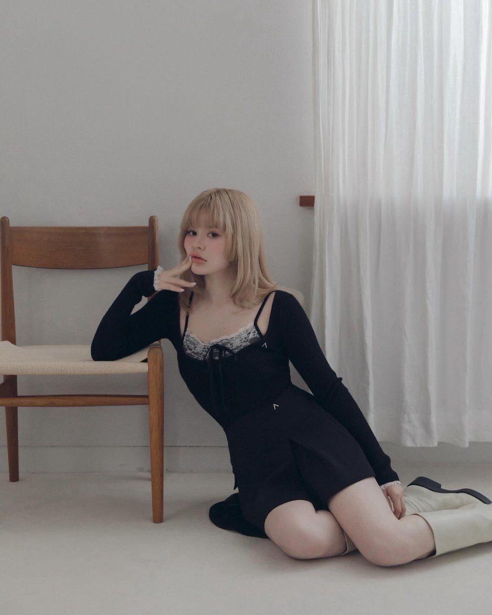 新品未使用 andmary Brenda lace knit set beige ANDMARY】Brenda lace knit set