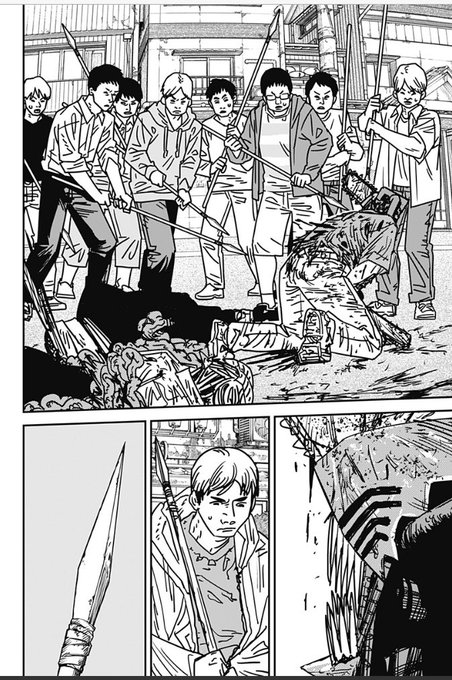 チェンソーマン見てて野暮なことは分かってはいるが、市民が持ってるザ・槍って感じの槍どこで入手したのだろう?包丁とかをくくりつけているのならわかるのだが 