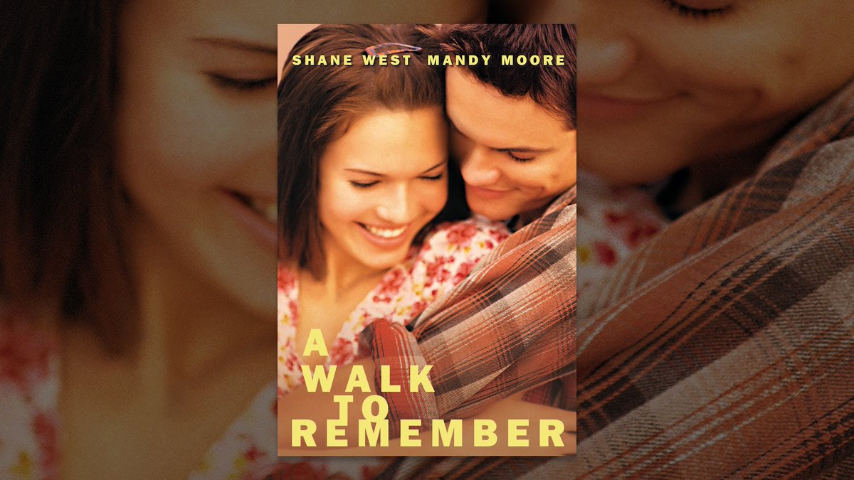 Happy 22 years to my favorite @nicholassparks book to movie, A Walk To Remember from 2002. 🧡🥰 #underrated #myfavorite #nicholassparks #shanewest #mandymoore