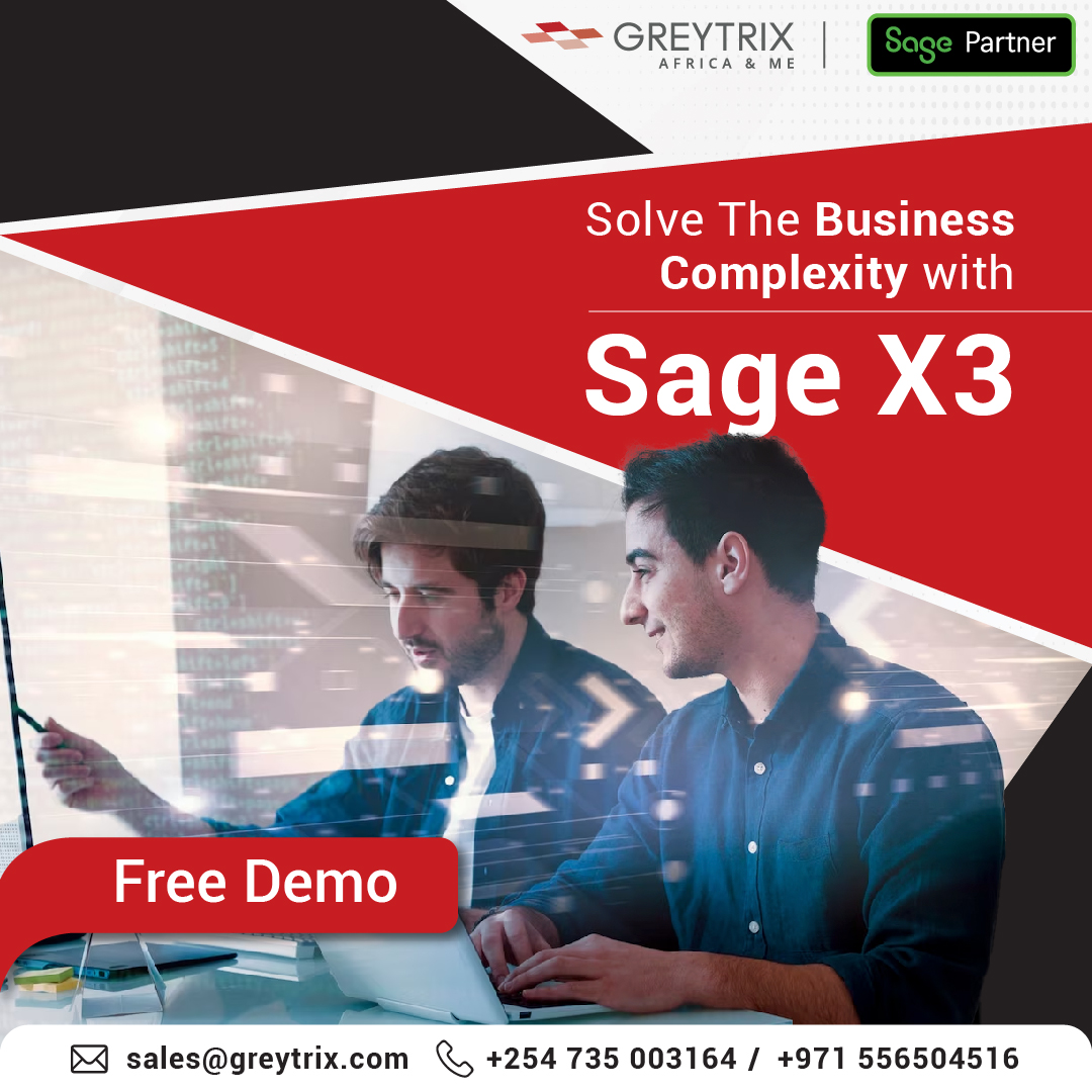 GreytrixAfrica's tweet photo. Take control of your Business with #SageX3 #ERP: Streamlined, Efficient, and Future-Ready.
Know More - https://t.co/3qqslCcZHR
#GreytrixAME #SageSolutions #B2B #EnterpriseSoftware #GrowWithSage #ERPSystem #BusinessSolutions https://t.co/aKZYyPAEWY