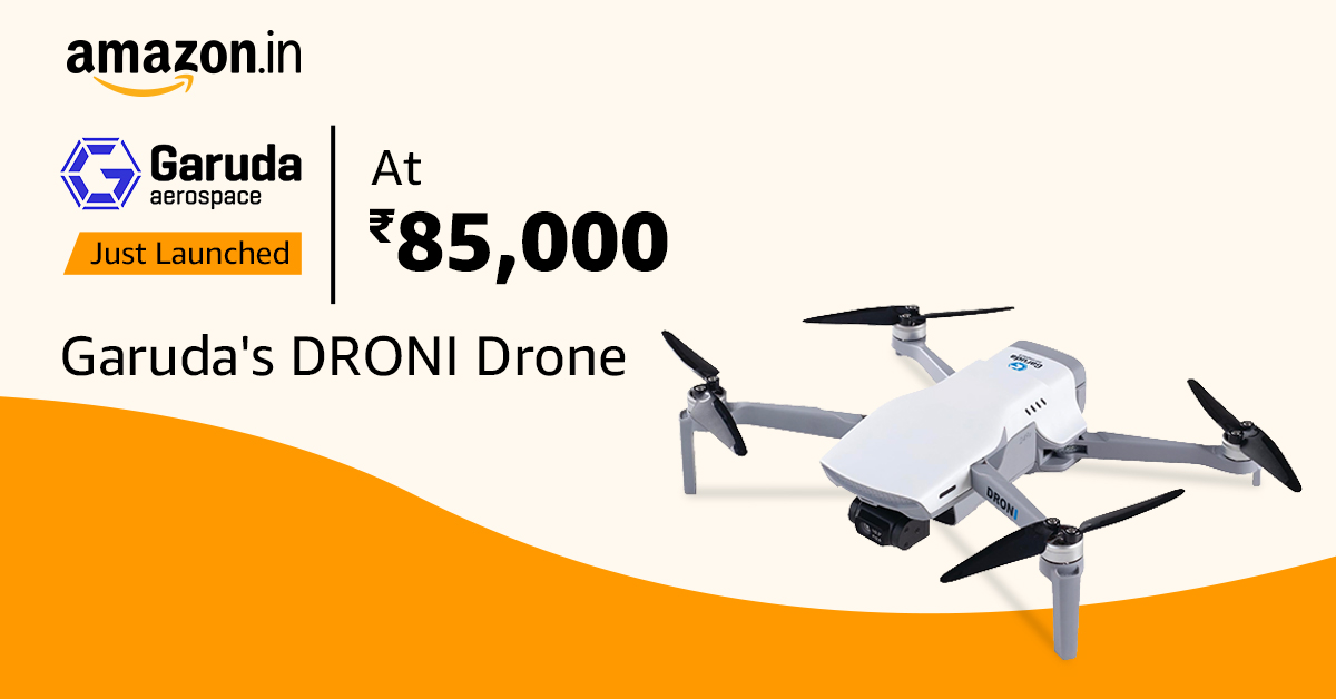 Best deals on Garuda's DRONI Drone | Shop now #Amazonfindsindia #Amazondeals #Amazondotin #DroniDrone #DroneCamera #Droneshots #Newlaunches #Gpscamera #SecurityCameras #Electronics