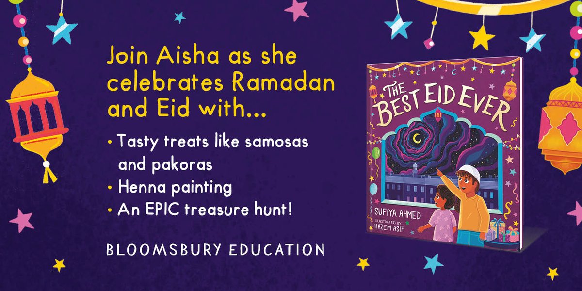 From henna designs to going to the mosque, The Best Eid Ever by @sufiyaahmed, illustrated by @asifhazem is a must-have for introducing children to the story of Eid! 🌙 Pre-order now > amzn.to/3U9zUxm