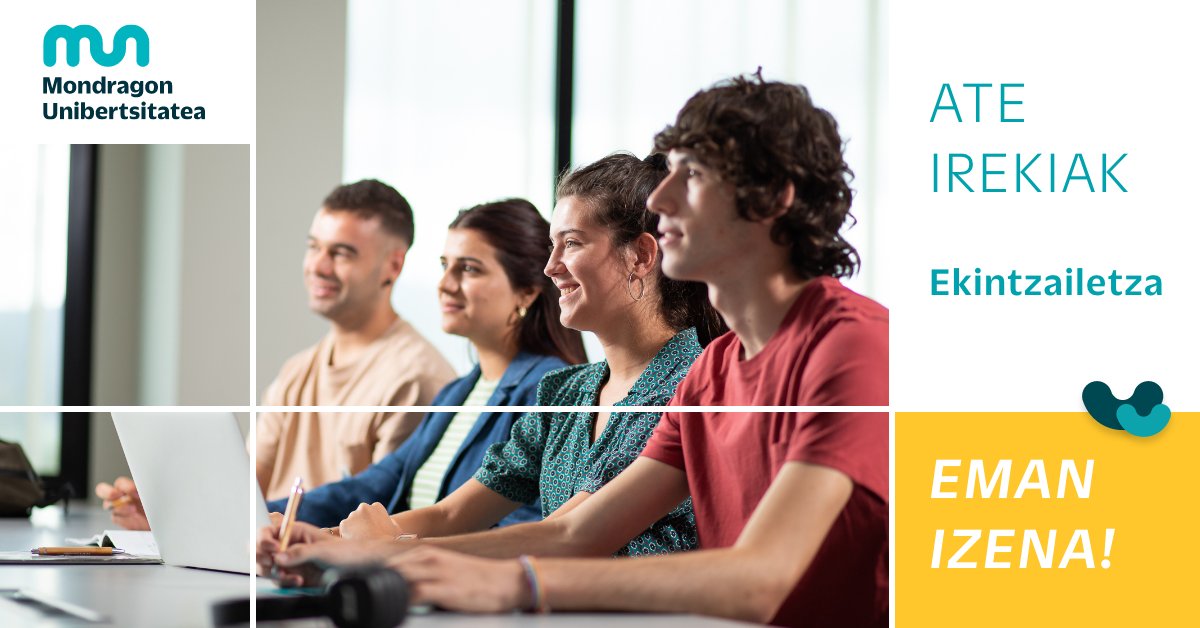 Enpresagintza's tweet image. 📣 ATE IREKIAK Lidergo Ekintzailea eta Berrikuntza #LEINN: 

📆 Urtarrilak 27
📍Oñati

📆 Otsailak 3 
📍Bilbao Berrikuntza Faktoria

✍🏻 ow.ly/b43S50QoIaL

#LearningFromAction