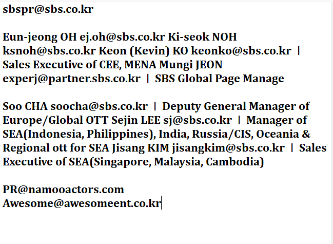 pia2423's tweet photo. Cfans are sending emails to SBS, Namoo and Awesome about the cancellation... Korean fans are also doing same... To those who wants to email them here are some of their email addresses..
Cfans are planning to send a protest truck in front of SBS... #MyDemon https://t.co/z5dquoS7IF