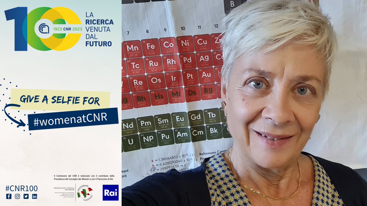 #Meet Gianna Reginato! She is a Research Director in CNR_ICCOM and @LabLeaf, working on synthetic #Organicchemistry, new methodologies for #Greenchemistry, Sustainable processes, and Chemistry for #Energy storage and production.
Every day should be #womenscienceday #CNR100