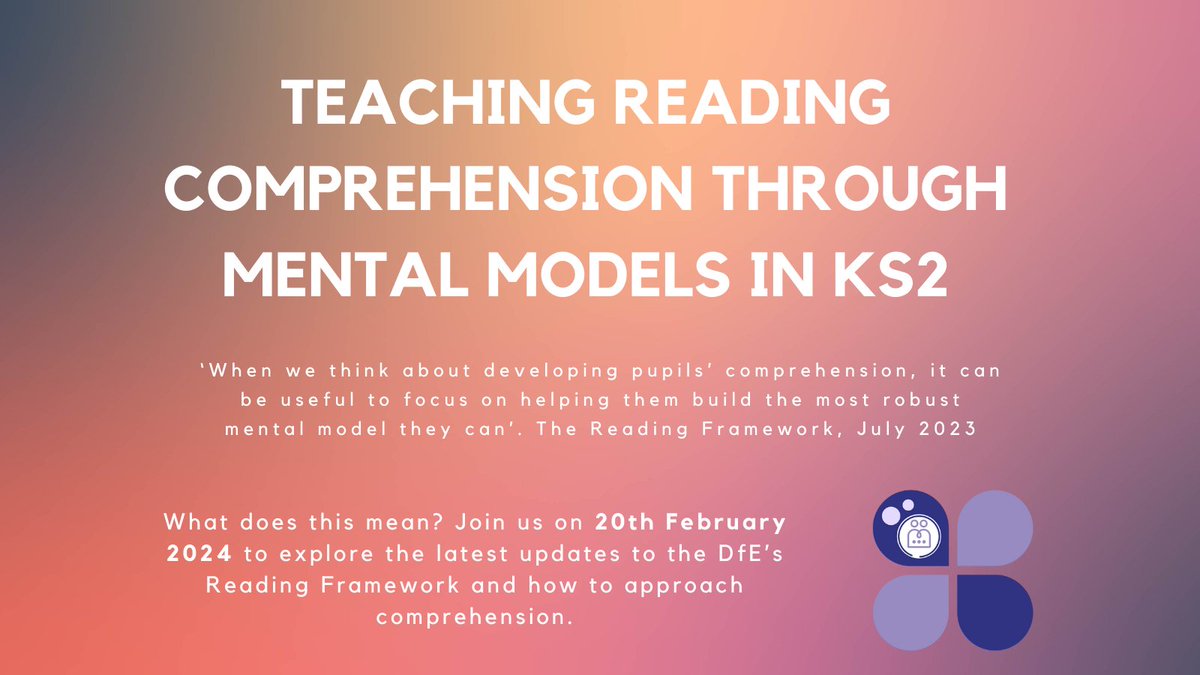 Coming up: We investigate the latest guidance on teaching comprehension in the DfE's Reading Framework. 🚩20th January 2024 👉Book now: schoolimprovementliverpool.co.uk/Training-Detai…