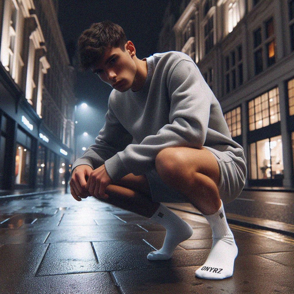 Rainy nights in London wearing <a href="/onyrz_/">ONYRZ</a> #crewsocks
Get yours - onyrz.com