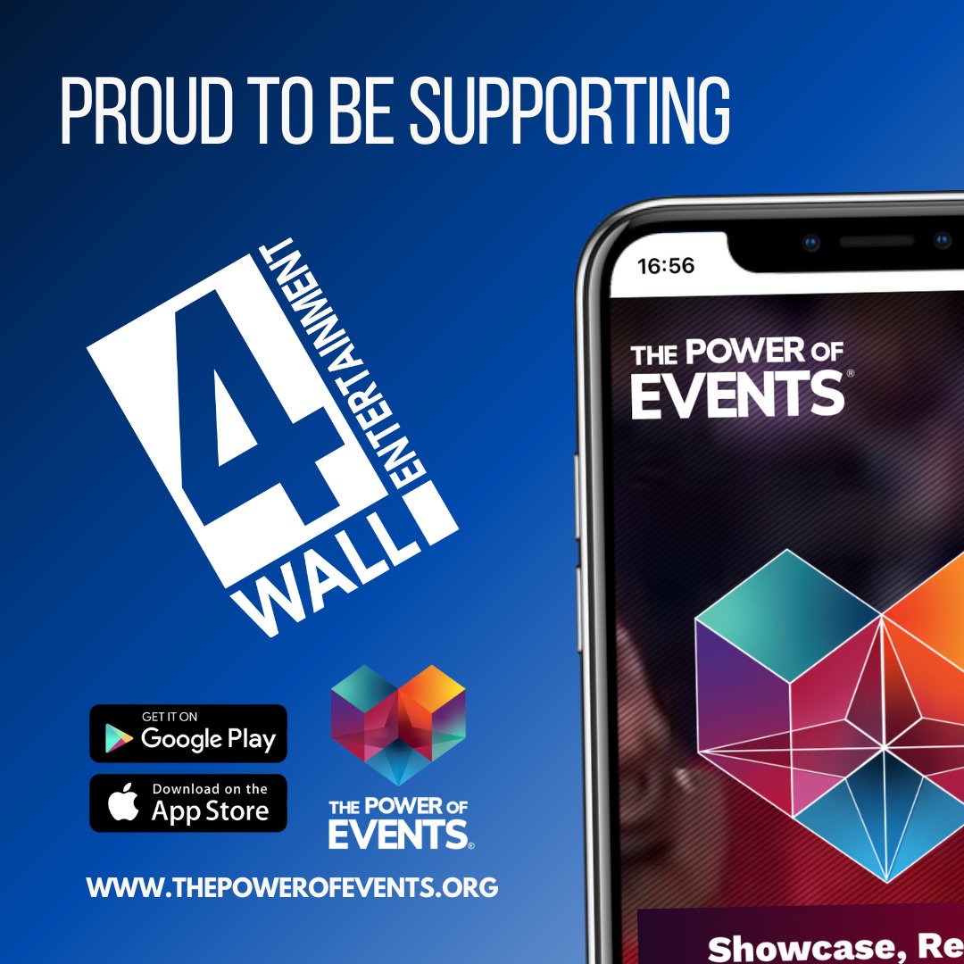 We’re pleased to announce our support of @power_of_events, a not-for-profit organisation that showcases the value of the UK Events Industry.

#4Wall #ThePowerOfEvents