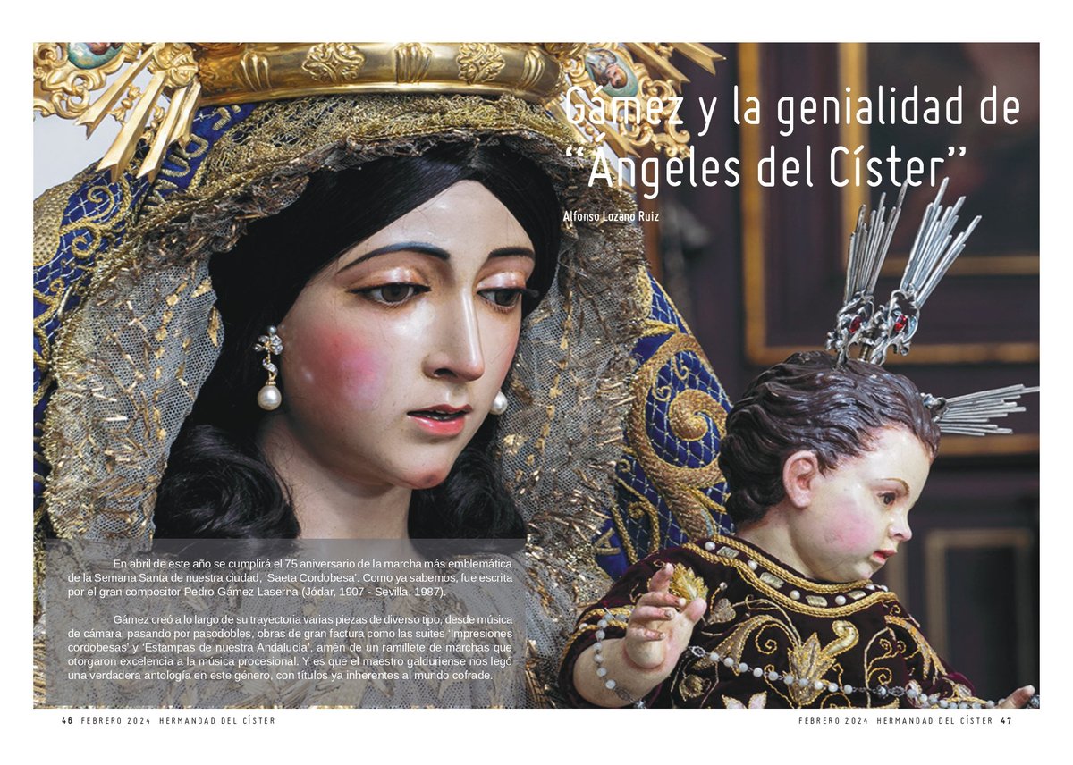 Como ya ocurriera el pasado año, la Banda de La Esperanza vuelve a tener un lugar especial en el 𝐁𝐨𝐥𝐞𝐭í𝐧 𝐝𝐞 𝐂𝐮𝐚𝐫𝐞𝐬𝐦𝐚 que edita nuestra querida 𝐇𝐞𝐫𝐦𝐚𝐧𝐝𝐚𝐝 𝐝𝐞𝐥 𝐂í𝐬𝐭𝐞𝐫. ⁣