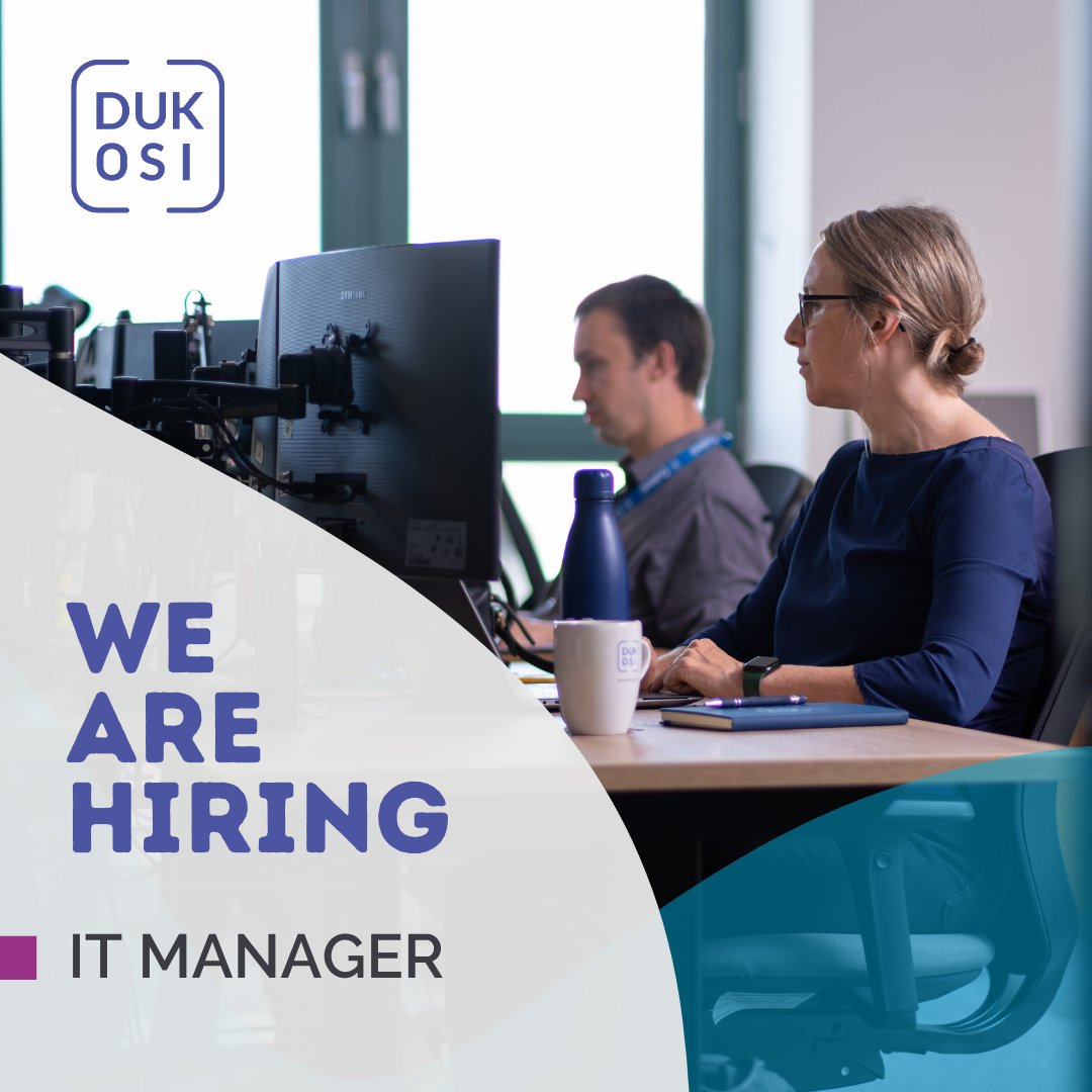 📣 We are hiring!
 
Are you a strategic thinking IT professional with a deep understanding of ISO 27001? Are you looking for an exciting new role in a fast-moving tech environment?

👉 Learn more and apply here: lnkd.in/dcsacz5q

 #joindukosi #itmanager #hiring #applynow