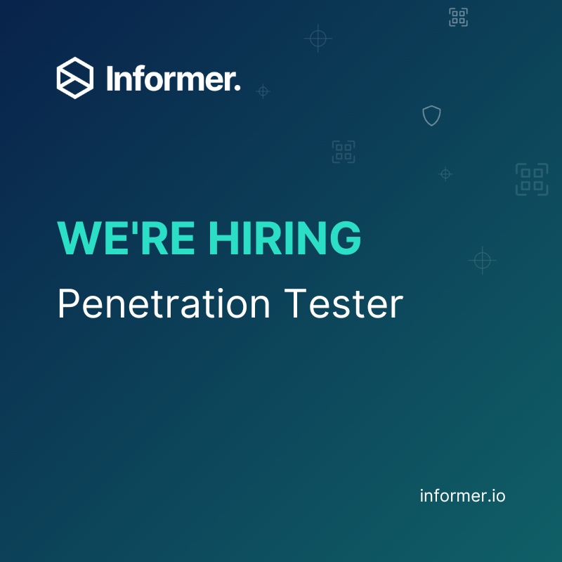 We're hiring!

We are looking for 2 Penetration Testers to start immediately. We're looking for forward-thinking highly-motivated and highly-technical testers who want to succeed.

#PenTesting #PenetrationTesting #InfoSec

linkedin.com/jobs/view/3812…