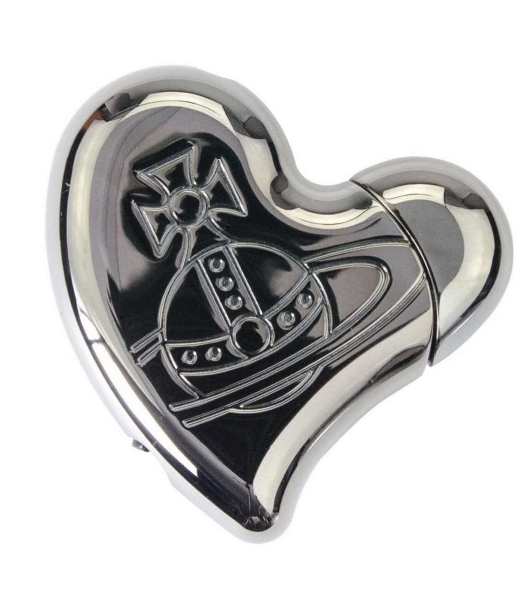 badestoutfit's tweet image. vivienne westwood heart shape lighter