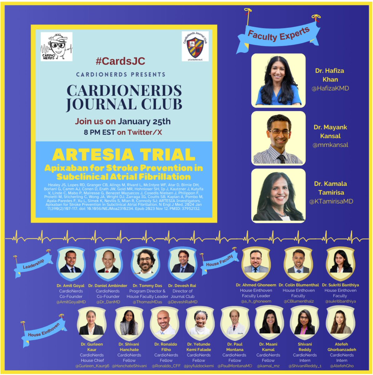 CardioNerds Journal Club (@cardionerdsjc) on Twitter photo To get situated: check out this powerful 👊🏼visual abstract crafted by our one and only <a href="/HanchateShivani/">Shivani Hanchate, MD</a>
cardionerds.com/cardsjc-artesi…
NEJM article link: 📰
nejm.org/doi/full/10.10…
#CardsJC To get situated: check out this powerful 👊🏼visual abstract crafted by our one and only <a href="/HanchateShivani/">Shivani Hanchate, MD</a>
cardionerds.com/cardsjc-artesi…
NEJM article link: 📰
nejm.org/doi/full/10.10…
#CardsJC