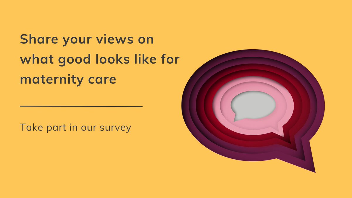 📢 Can you spare a few minutes to take part in our consultation on what good looks like in maternity care and help shape the way services are inspected? Don’t miss the opportunity to make a difference. Take part now ths.im/3Hz4vwS @CareQualityComm
