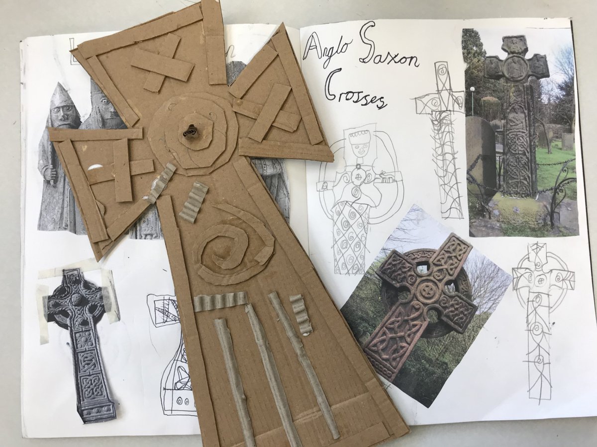 Gomersal Primary Art (@gomersalart) on Twitter photo Year 4 have used recycled cardboard to create their own crosses inspired by the Anglo Saxons. We have thought about shape, texture and pattern and will add paint next week. <a href="/DarrellWakelam/">Darrell Wakelam</a> <a href="/NSEAD1/">NSEAD</a> <a href="/accessart/">Paula Briggs @AccessArt</a> @PaulCarneyArts <a href="/theartcriminal/">Susan M Coles</a> #ArtHistory Year 4 have used recycled cardboard to create their own crosses inspired by the Anglo Saxons. We have thought about shape, texture and pattern and will add paint next week. <a href="/DarrellWakelam/">Darrell Wakelam</a> <a href="/NSEAD1/">NSEAD</a> <a href="/accessart/">Paula Briggs @AccessArt</a> @PaulCarneyArts <a href="/theartcriminal/">Susan M Coles</a> #ArtHistory
