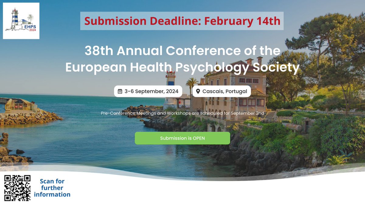 🏖️ Excited for the perfect blend of science and sunshine at this year’s EHPS? 🚨 Don’t forget to submit an abstract by Valentine’s Day (Feb 14th)! 📍Cascais, 3-6 Sept, 2024 🔗 For more details on #EHPS2024, visit: 2024.ehps.net @EHPSociety @EHPSCreaters @ehps_synergy