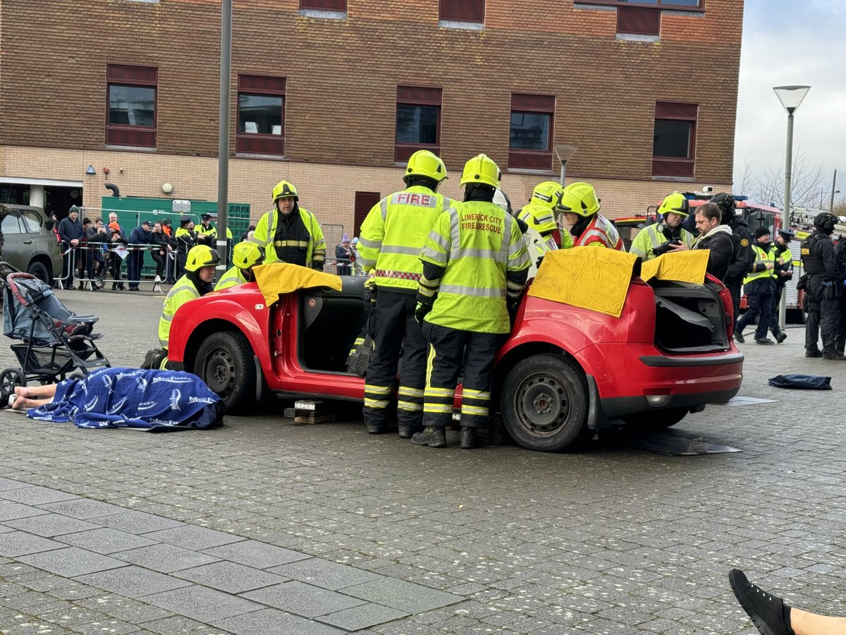 A sneak peek of the major incident simulation taking place on campus today The simulation helps paramedic students and emergency responders train for real life scenarios More updates to come! #StudyatUL