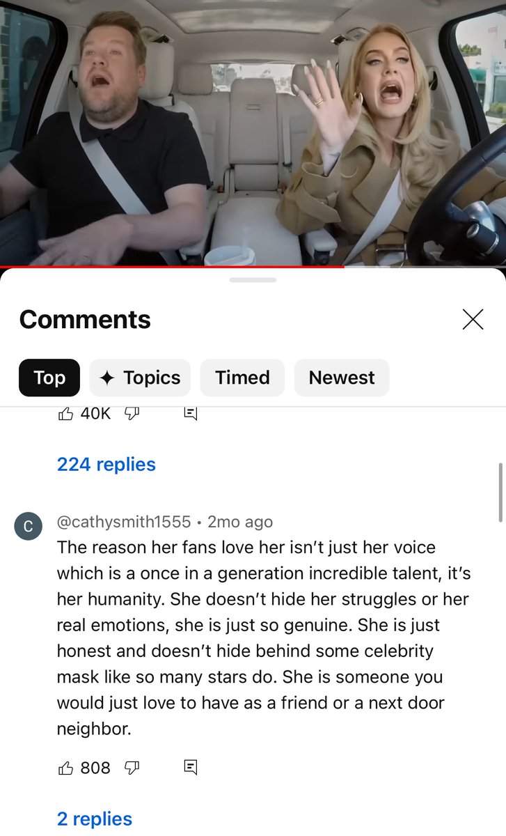 adele30please's tweet image. This is why Adele is the superstar that she is. This comment is it.