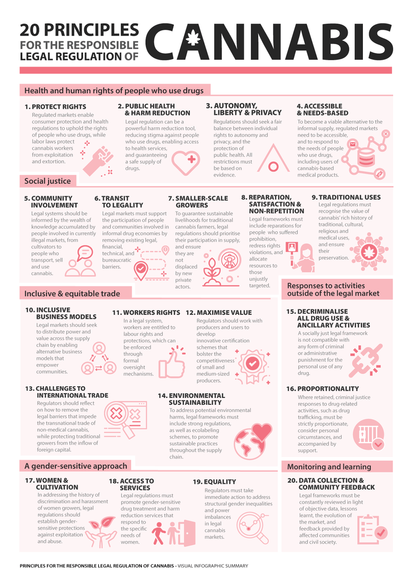🌱As <a href="/UNODC/">UN Office on Drugs & Crime</a> says, cannabis is the most widely used drug under intn'l "control".

This market provides livelihoods for 100,000s but its criminalisation breeds unsafety &amp; unaccountability. 

<a href="/IDPCnet/">IDPC</a> propose transiting to formal &amp; socially-just regulation: idpc.net/publications/2…