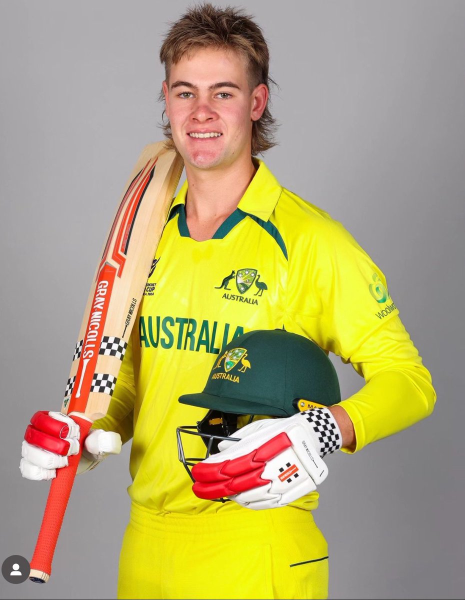 TerraceCricket's tweet photo. 👏👏👏 How good was @gtoba1899 Tom Campbell on his Australian Debut at the U19 World Cup in 🇿🇦 ! An outstanding knock of 48no off 27 balls batting 6. The Terrace Family are super proud 🔴⚫️🏏 https://t.co/u6VYMBFzIn