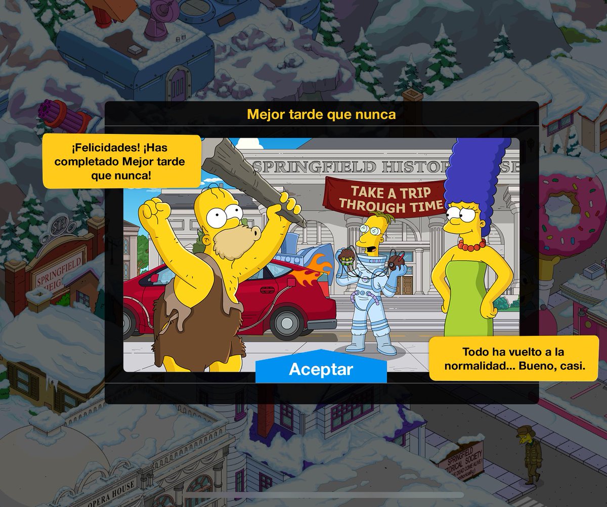 abellanactor's tweet photo. Evento de la era prehistórica completado #Simpson #SimpsonTappedOut https://t.co/HNBjbG0tEX