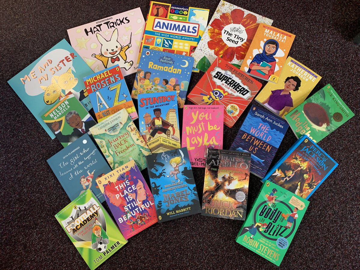 We have generously been donated over £300 of book from World of Stories. All of the books will be shared out between classrooms, book corners and our school library for the children to enjoy. Here is a small selection …. #worldofstories #loveofreading #welovetoread