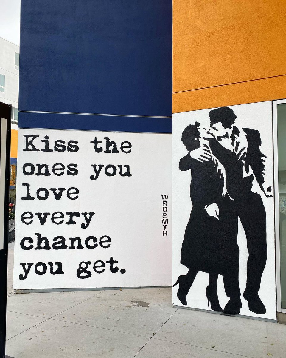 brababella's tweet image. #Streetart by #WRDSMTH @ #LosAngeles, California, USA, for #OneSantaFe
More pics at: barbarapicci.com/2024/01/25/str…
#kiss #RobertDoisneau #streetartLosAngeles #streetartCalifornia #streetartusa #usastreetart #arteurbana #urbanart #murals #muralism #contemporaryart #artecontemporanea