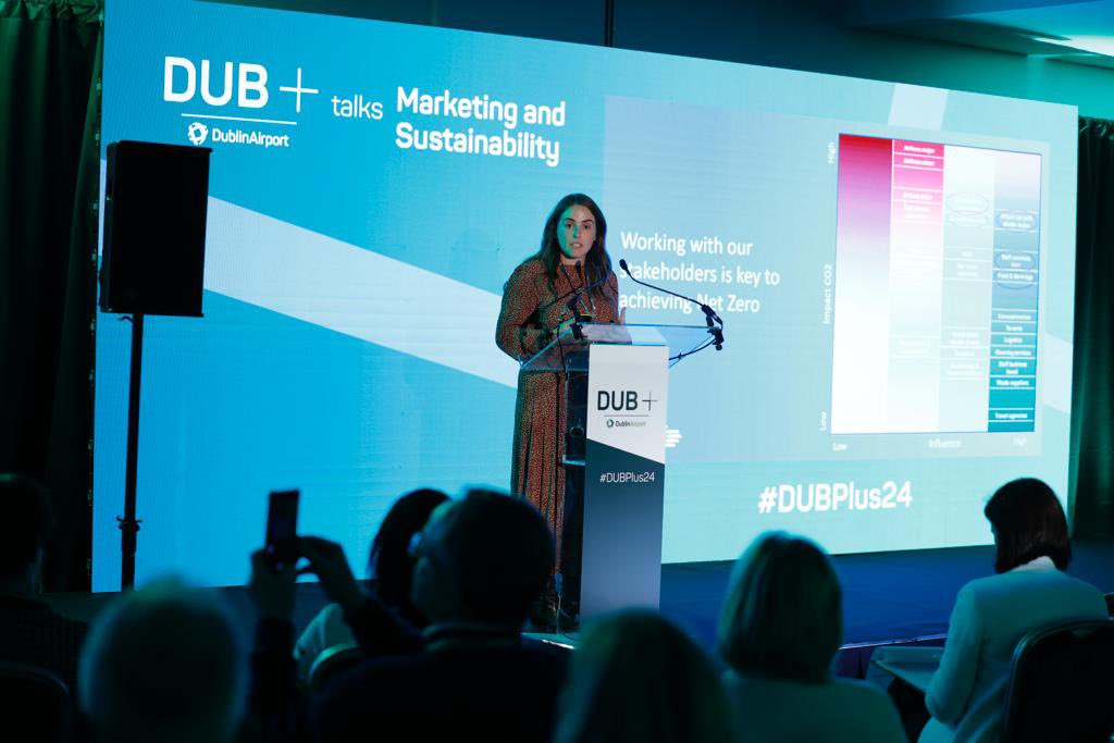 Kirsty Murphy Hughes, Group Sustainability Manager, &amp;  Julie Farrelly, Group Sustainability Strategy Lead at daa, share insights on "Sustainability in Action at Dublin Airport." 

We learn how Dublin Airport plans to achieve Net Zero carbon emissions by 2050

#DUBPlus24