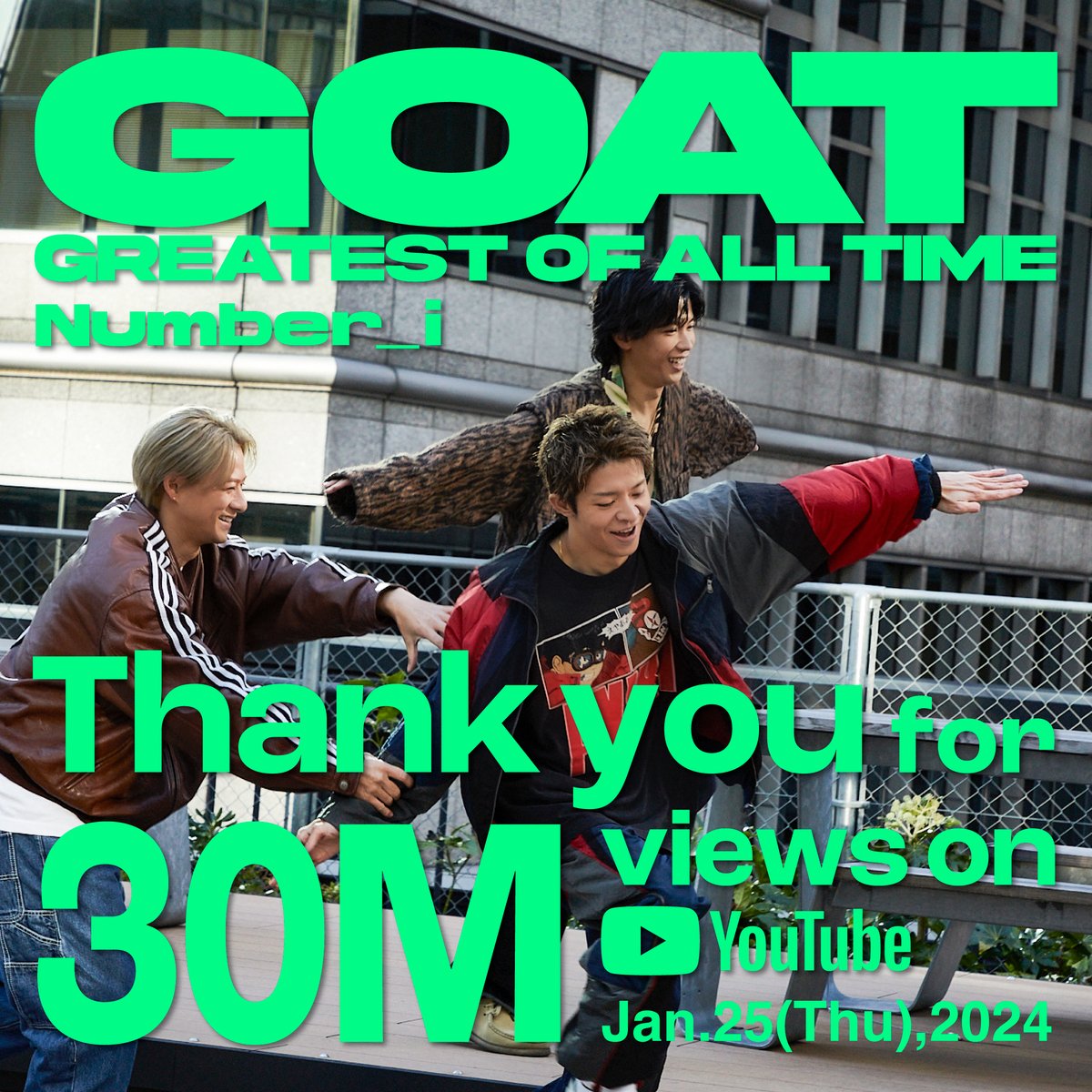 🐐🐐🐐

Thank you all for watching
▶️youtu.be/dcGu-yn06c4

＃Number_i_GOAT