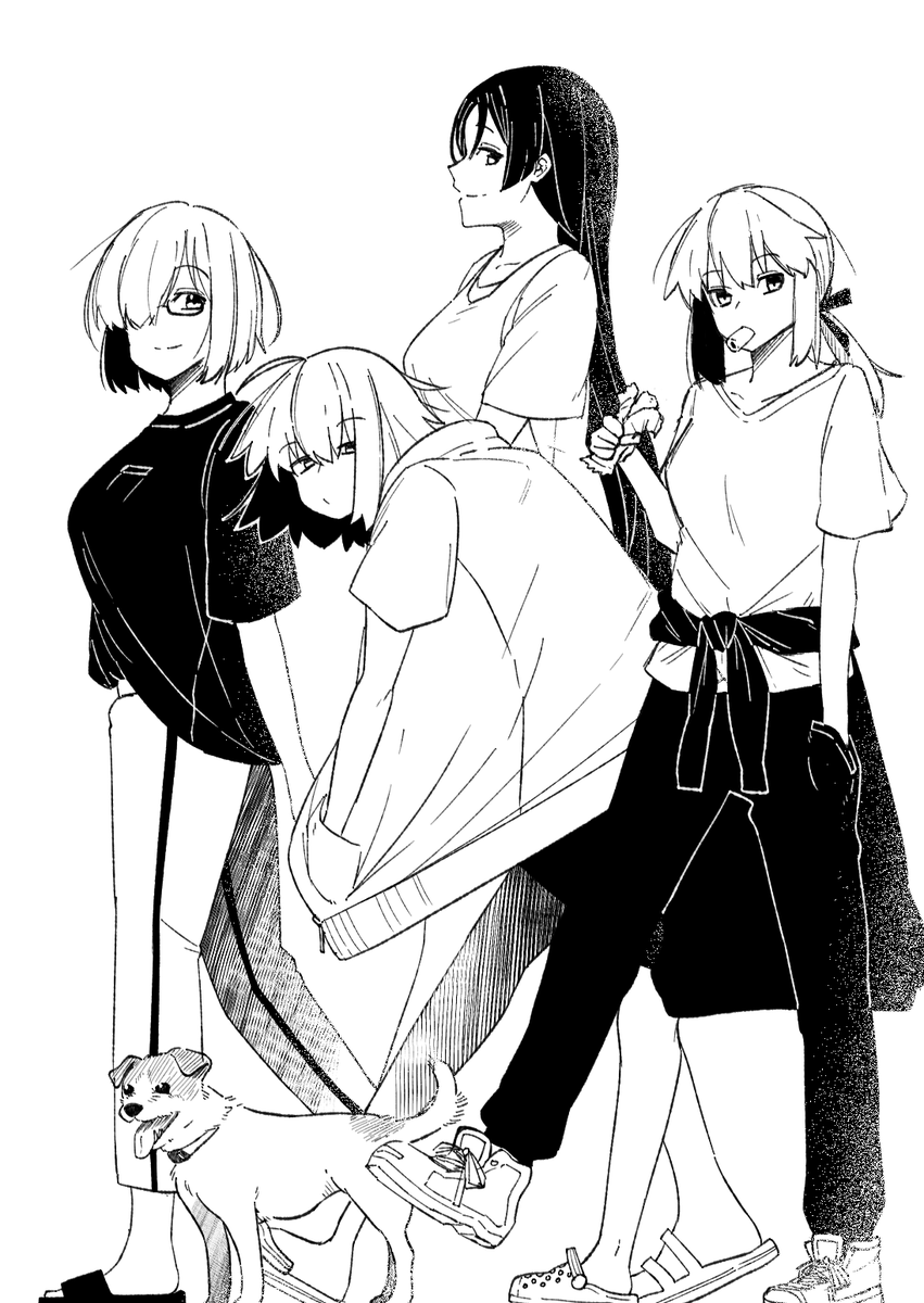 1マシュと1ママと2オルタと1匹 #FGO