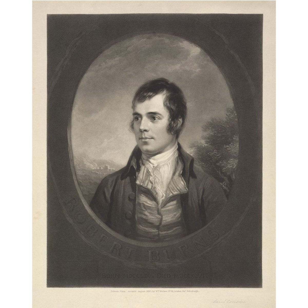 On #RobertBurnsDay, we are raising a glass to the national poet of Scotland who was #bornonthisday! 🥂 Image: Samuel Cousins, 'Robert Burns,' 1830, mezzotint, Yale Center for British Art, Paul Mellon Collection #YaleBritishArt @Yale