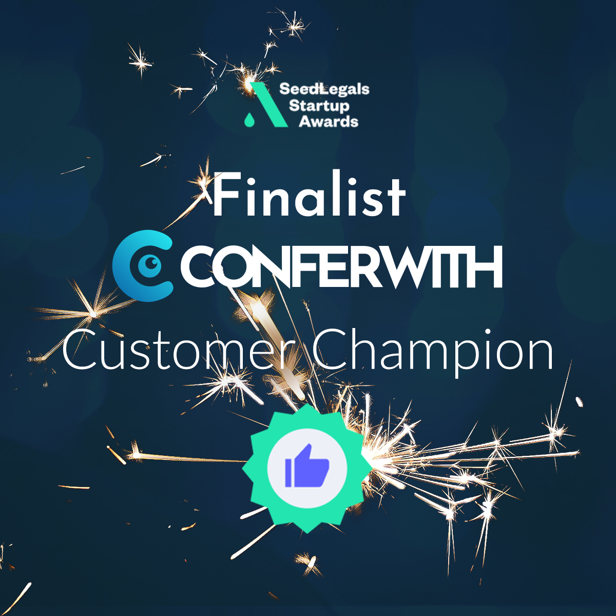 Confer With (@conferwith) on Twitter photo Exciting news! We've been named a finalist for the SeedLegals Startup Awards' Customer Champion Award! 🏆Honoured to be recognized among top start-ups. 🌟Thank you, SeedLegals Awards Team for this opportunity!
#SeedLegalsAwards #StartupRecognition #VideoShopping Exciting news! We've been named a finalist for the SeedLegals Startup Awards' Customer Champion Award! 🏆Honoured to be recognized among top start-ups. 🌟Thank you, SeedLegals Awards Team for this opportunity!
#SeedLegalsAwards #StartupRecognition #VideoShopping