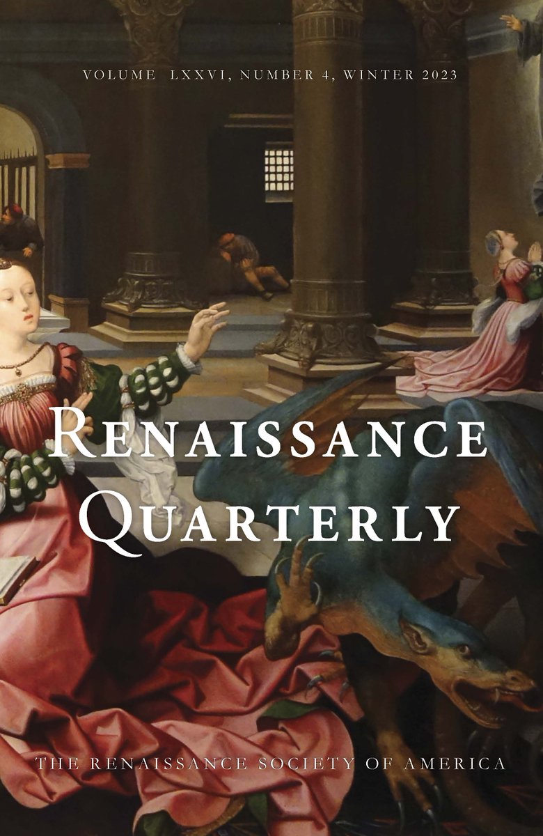 📣 We are delighted to announce that the Winter 2023 issue of Renaissance Quarterly (vol. 76.4) has been published and is now available to view online: bit.ly/3P7ceFh #RenTwitter #earlymodern #twitterstorians @cambUP_History @ellislight_ #AcademicTwitter