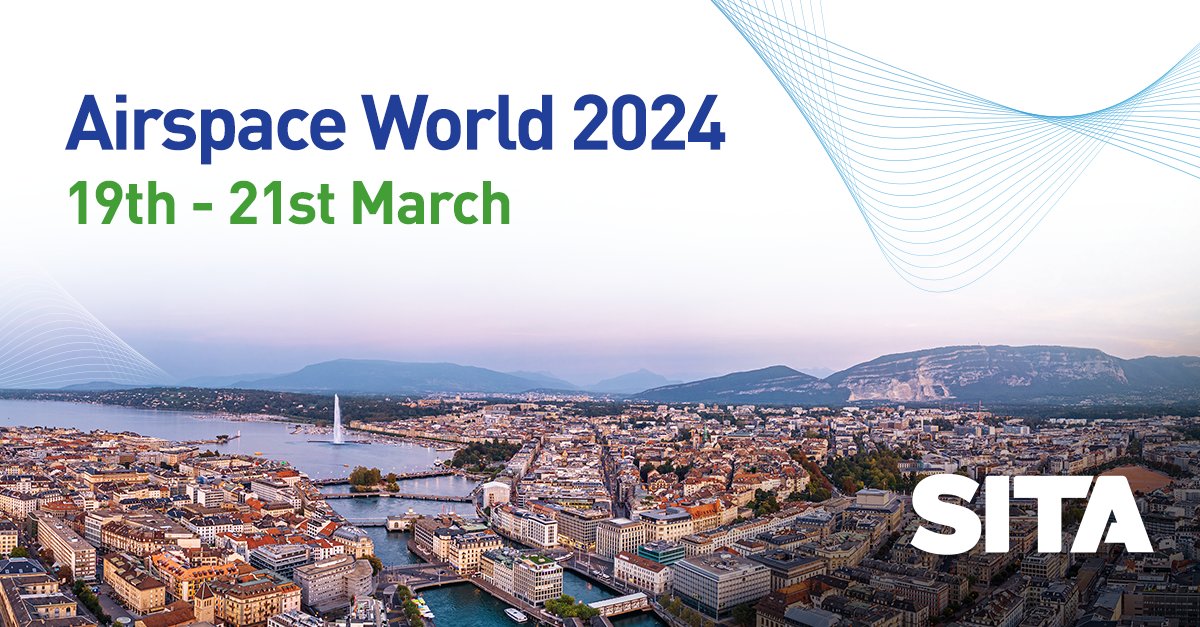 We're thrilled to share that SITA will be part of the CANSO Airspace World 2024, the leading global event for airspace and near-space management. Join us in Geneva, Switzerland, from March 19 to 21. #Aviation #Innovation Register here: ow.ly/597Q50QtS35