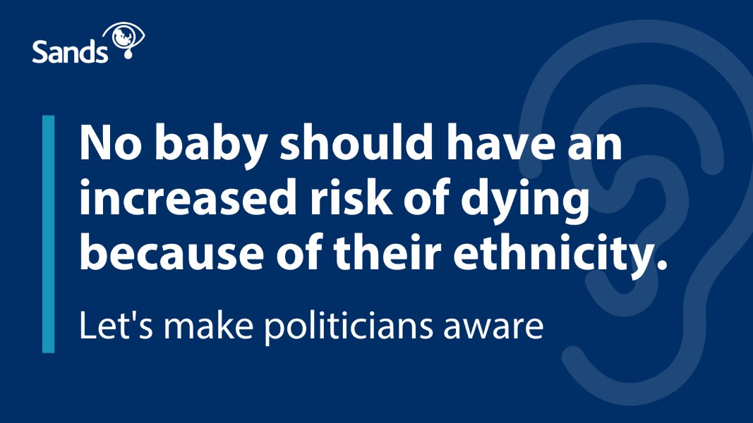 Between 2017 and 2021, if #Stillbirth and #NeonatalDeath rates had been the same for Black and Asian babies as for white babies, 1,704 more babies would have survived. Join us in calling on the Government to close this gap ⬇️ act.sands.org.uk/demand-action-… #BabyLoss #PregnancyLoss