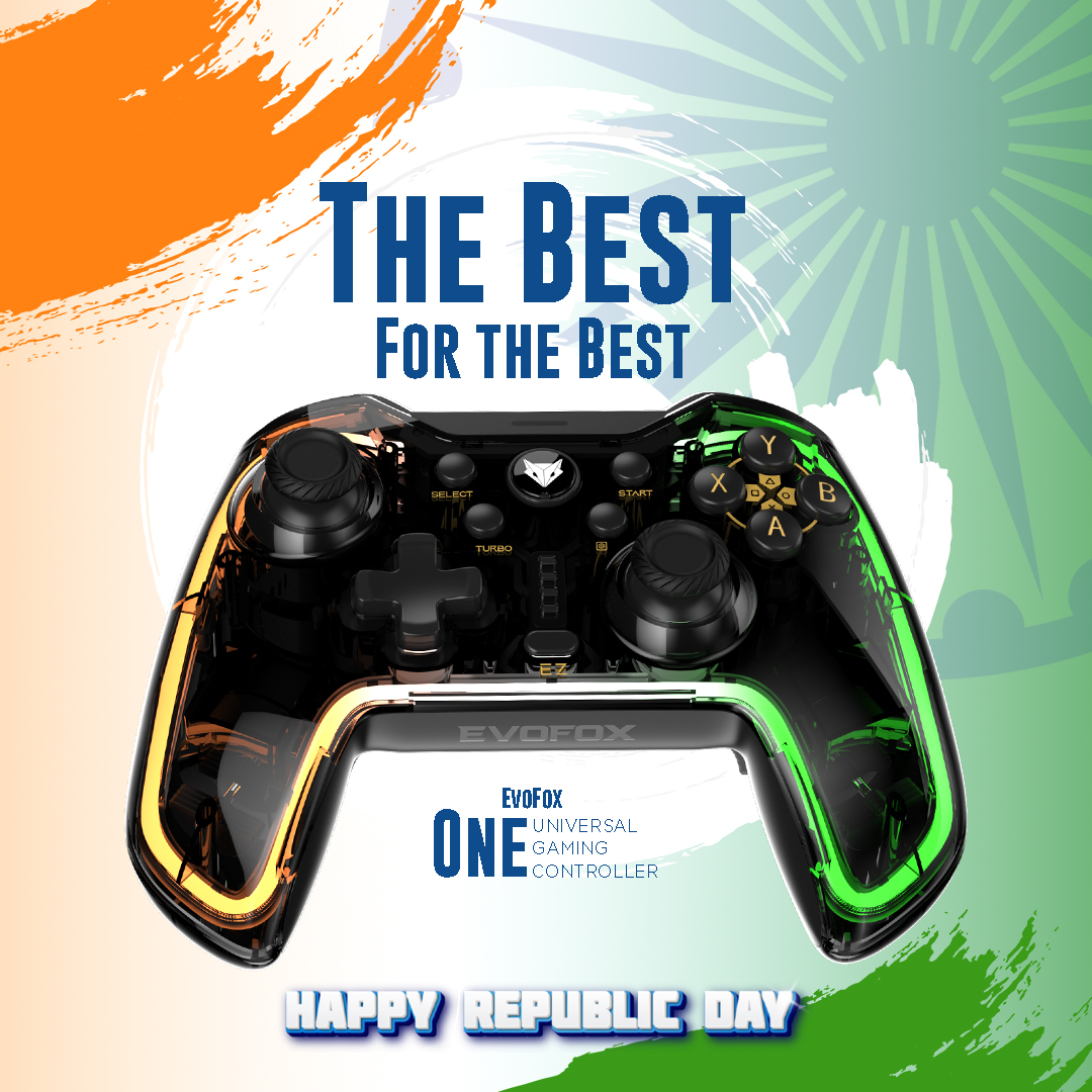 AmketteOfficial's tweet image. The best controller for The Best Players 🎮

#EvoFoxGaming #PlayWithPower #RepublicDay #RepublicDay2024