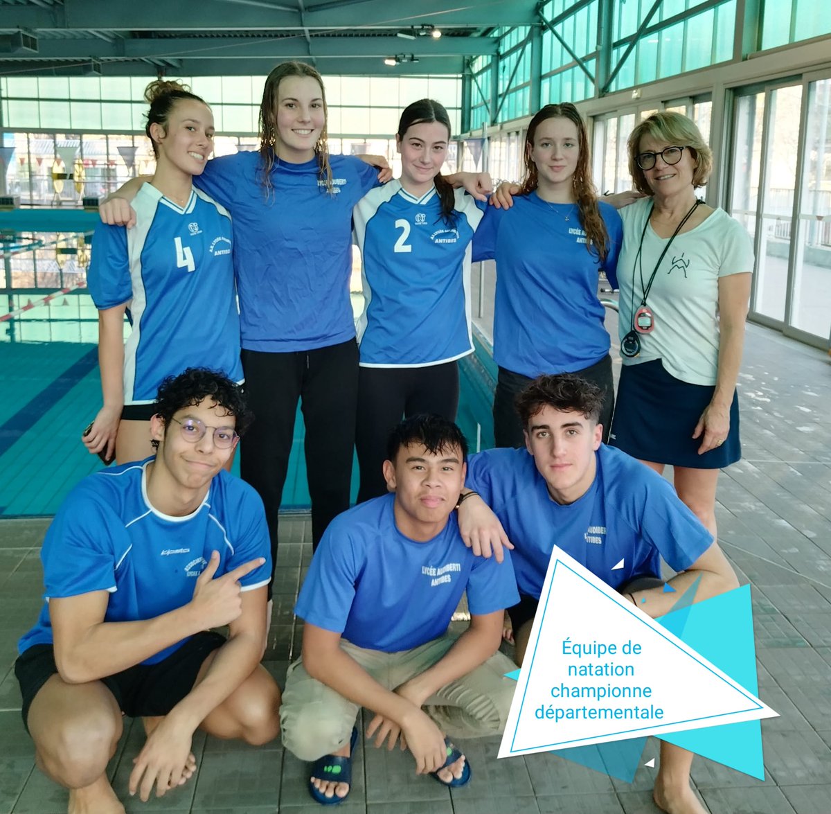 AudibertiLyc's tweet photo. Champion départemental
première étape ! 💪😉🤞
Bravo à bientôt pour la suite 🏊
@Unss_Nice 
@EpsAcNice 
@CNAntibes https://t.co/rq145o4H7B